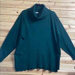 Cato Green Cowl Neck Sweater Oversized Knit